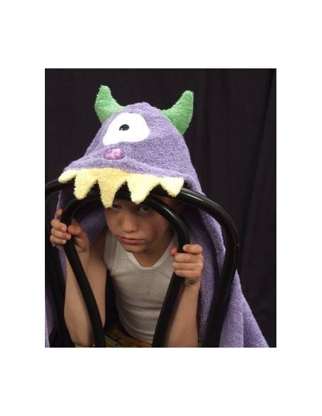 Asciugamano Monster Purple cappuccio