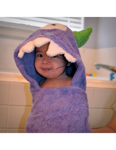 Asciugamano Monster Purple cappuccio