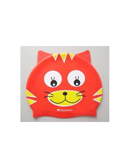Cuffia in silicone di colore rosso a forma di Gatto
