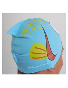 Cuffia in silicone di colore blu a forma di Pesce 2