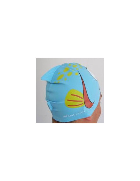 Cuffia in silicone di colore blu a forma di Pesce