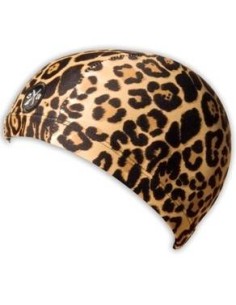 Cuffia in Lycra Leopardo Adulto