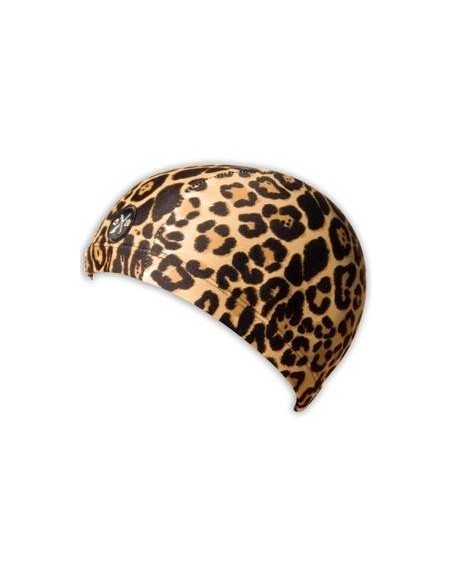 Cuffia in Lycra Leopardo Adulto