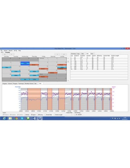 PoolMate HR Cardiofrequenzimetro Contavasche Cronometro