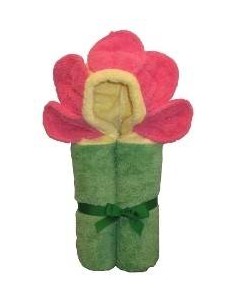 Asciugamano Fiore con Cappuccio 2