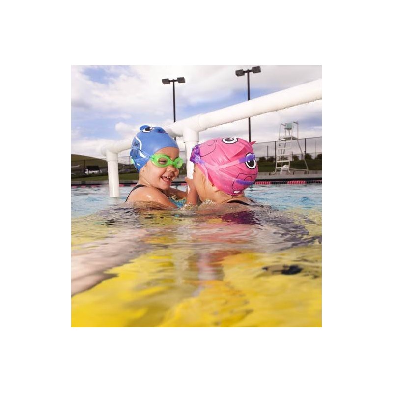 Cuffia Nuoto Bambino in Silicone - Orso Bianco | Finis | Offerta