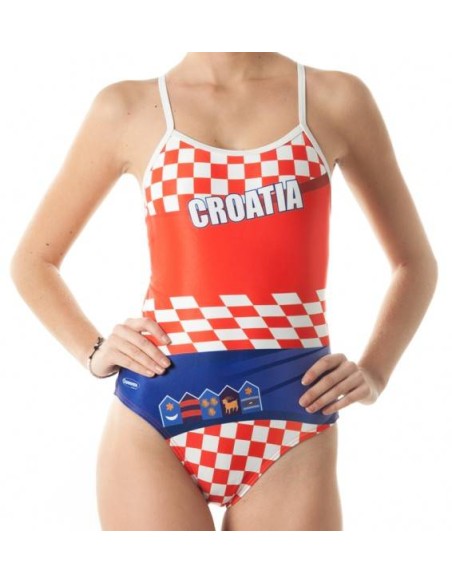 Costume Intero Piscina Donna Allenamento Croazia | Swimmershop
