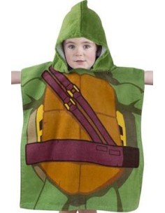 Asciugamano Poncho Bambino con Tartarughe Ninja | Offerte | Swimmershop