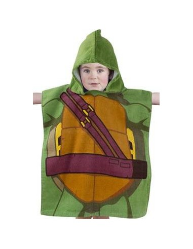 Asciugamano Poncho Bambino con Tartarughe Ninja | Offerte | Swimmershop