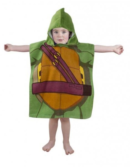 Asciugamano Poncho Bambino con Tartarughe Ninja | Offerte | Swimmershop