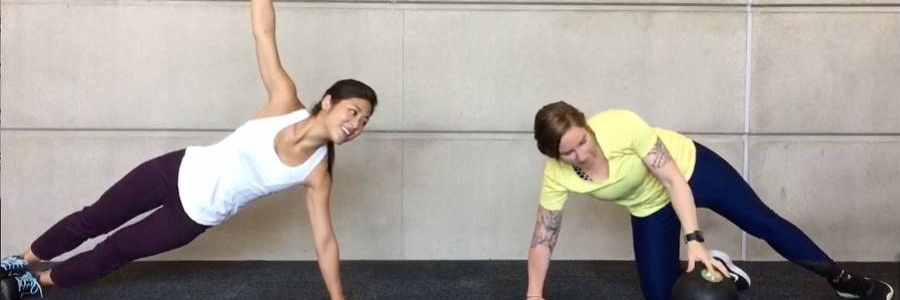 Allenamento Divertente con Palla Medica (a coppie)