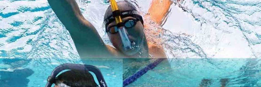 Allenarsi con il tubo frontale per il nuoto, un esercizio interessante