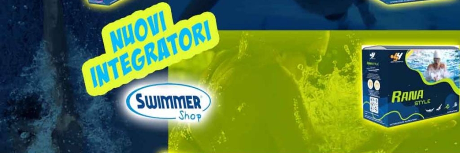 Arrivati i nuovi integratori specifici per il nuoto.