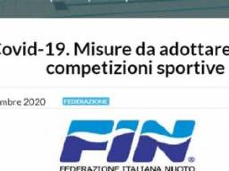 Piscina e Covid 19: tutte le regole di sicurezza di Federazione Italiana Nuoto